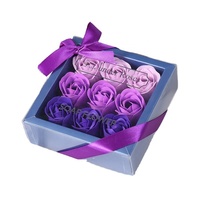 Fleur de savon artisanale moderne, rose éternelle, fleur artificielle, boîte cadeau créative, petit souvenir de mariage, vente en gros transfrontalière