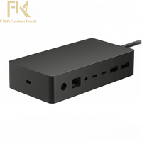Stasiun Docking Aluminium Multi-Fungsi 7-in-1 USB Type C Hub Ethernet untuk Microsoft Surface