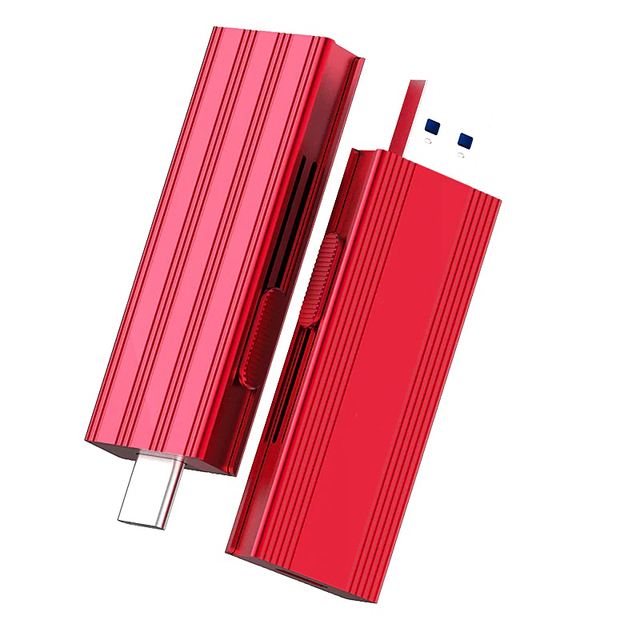Custom Usb Flash Drive 3.0 Rectangle 512gb 256gb 128gb Metal Usb Type c Pen Drive Wholesale Usb Stick with logo