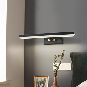 Modern New Design Picture Lightup LED <b>Mirror</b> Wall Lamp Black IP44 Rated 3000K/4000K/6000K Color Temp 50000 Hours Lifespan COMBO - Product Image 1