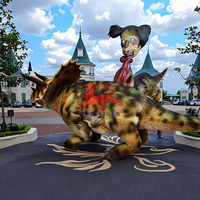 Nouveauté Robot dinosaure robotique animatronique réaliste Robot chien télécommandé pour parc à thème