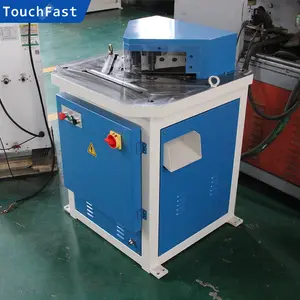 Touchfast rekabetçi fiyat Metal sac hidrolik köşe otomatik makas açı çentik makinesi