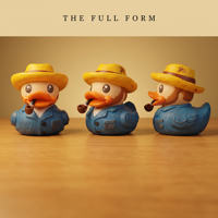 Série Musée B.DUCK VAN DUCK Figurine de canard flottant en PVC OEM Boîte mystère personnalisée