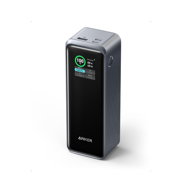 Anker GaN Prime Power Bank 27650mAh With 3-Port 250W Portable Charger Smart App Compatible for iPhone iPad