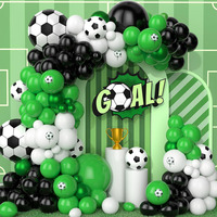 Ensemble de ballons de football en latex à prix d'usine, thème football pour la décoration de fête d'anniversaire d'enfants, design personnalisé