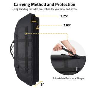 Muestra Gratuita de Arco Compuesto de Tiro con Arco y Equipo de Flechas, Bolsa de Arco Compuesto de Camuflaje Grande y Suave, Organizador de Flechas - Product Image 4