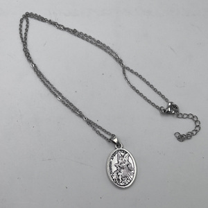 25x16mm Guardiah Angel Italy & <span class=keywords><strong>St</strong></span>. Michael Fashion Pendentif Collier Religieux Bijoux Cadeau - Product Image 3