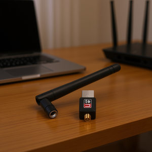 Antenne de réception de signal Wi-Fi Myrva 2,4 GHz 5 GHz avec connecteur SMA femelle pour ordinateur portable, routeur, utilisation sur ordinateur de bureau - Product Image 2