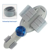 Séparateur d'orteils orthopédique réglable avec sangle en gel et bouton pour la correction et le soulagement de l'hallux valgus