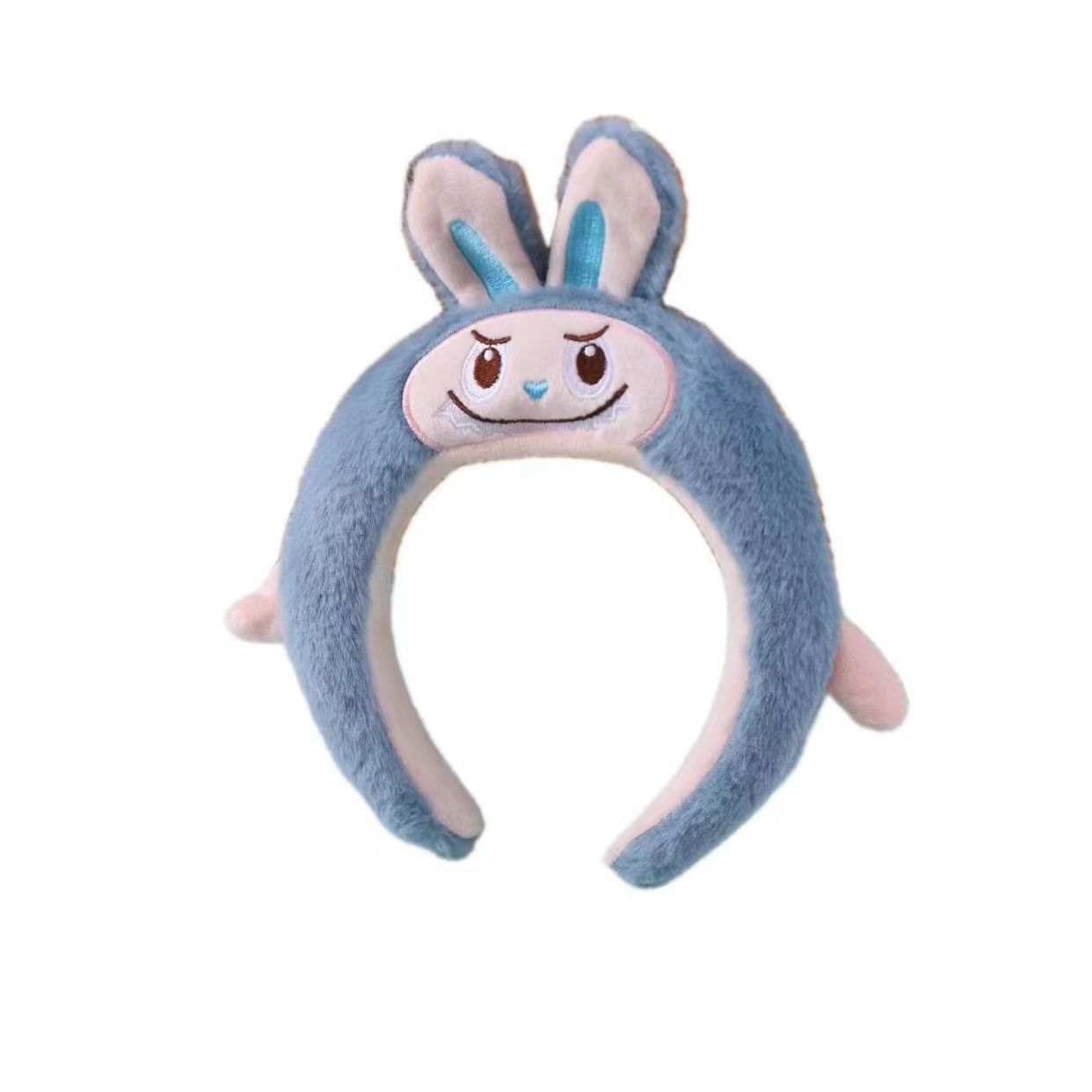 Cute Blue Animal Ear Headband #labubu 2025 New Creative Labubu Ears Plush Headband Hair  main image 3