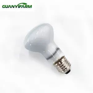 Factory Guanyifarm reptiles good sleep patterns R63 poultry heat lamps 25W 60W heater infrar lamp for pet warming