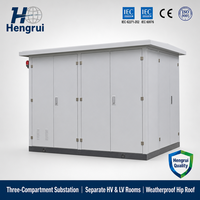 Système d'unité de panneau d'alimentation auxiliaire certifié YB-12 pour postes de transformation intelligents de centrales électriques, rapport de test de type IEC 62271