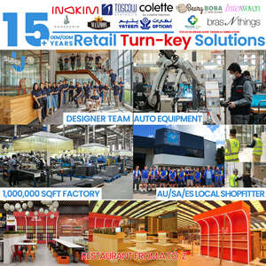 Hiện đại kẹo Boutique LED ánh sáng giọng <span class=keywords><strong>Acrylic</strong></span> hiển thị Kệ hợp thời trang tùy chỉnh đầy màu sắc bằng gỗ kẹo cửa hàng hiển thị giá - Product Image 2