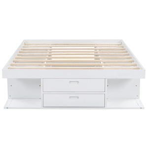 White Multi Functional <b>Kids</b> Bed With <b>Storage</b> Drawers For Bedroom Child Use - Product Image 3