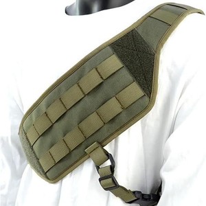 Equipo Táctico para el Pecho, Plataforma MOLLE, Talla Única, Correa de Nylon para el Pecho, Protector de Pecho para Hombre, Color Verde Caqui Sólido - Product Image 2