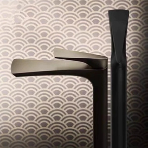 Robinet de lavabo classique antique doré en laiton, monocommande eau chaude et froide, pour salle de bain, design créatif ZY-633 G - Product Image 3
