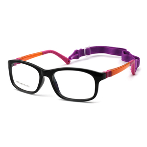 キッズメガネデュアルカラーハイクラシックチャイルドメガネフレームフレキシブルtr90メガネ近視光学メガネ眼鏡フレーム - Product Image 2