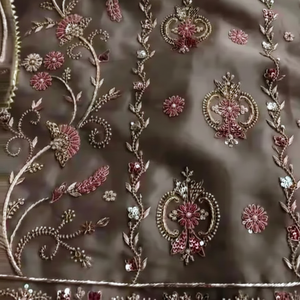 Trajes sin costuras de diseño moderno para mujer, moda india, estilo tradicional elegante bordado a mano, Salwar Kameez - Product Image 1