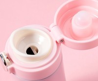Ensemble cadeau personnalisé de tasse isotherme rose en acier inoxydable, serviette douce, lapin en peluche, boîte à bonbons, cadeaux promotionnels d'anniversaire