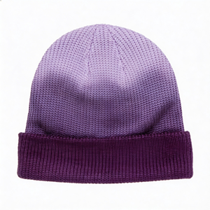Gorro de Trabajo Unisex para Exteriores, Forrado con Forro Polar Térmico, de Spandex/Algodón, con Estampado por Sublimación, Gorro de Punto con Parche de Logotipo Personalizado, Estilo Invernal - Product Image 2