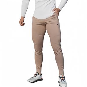 กางเกงจ็อกเกอร์ผ้าฝ้ายน้ำหนักเบาแฟชั่นสำหรับผู้ชาย ปรับแต่งโลโก้ได้ ขายส่ง - Product Image 3