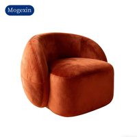 Luxuriöser nordischer, langlebiger Relaxsessel, lässiger Akzent-Chaiselongue-Sessel, Sofagarnitur für Apartment, Villa, Wohnzimmermöbel