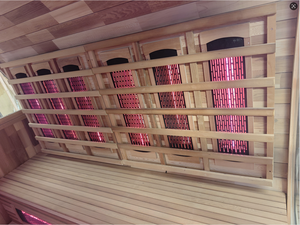 NJ Outdoor Red Cedar Solid Wood Sauna Room for 2-6 People <b>Electric</b> Heating Stove with Windows Far <b>Infrared</b> Eco-Friendly - Product Image 5