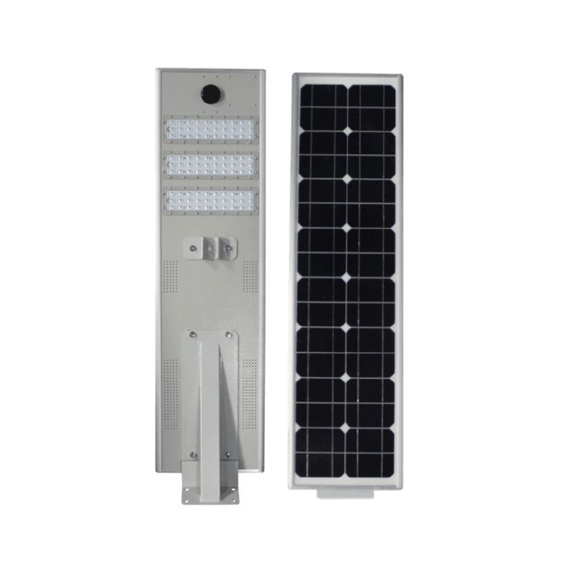 Sensor de movimiento 40 50W 60 vatios módulo inductivo integrado lámpara Solar Led Luz de calle