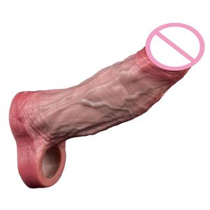 Condones Vibradores Reutilizables para Hombres, Funda Vibradora para Pene, Juguetes Sexuales para Parejas, Juguetes Sexuales para Adultos - Product Image 4
