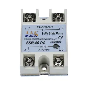 SSR40DA 단상 솔리드 스테이트 릴레이 SSR-40DA DC to AC SSR 40A