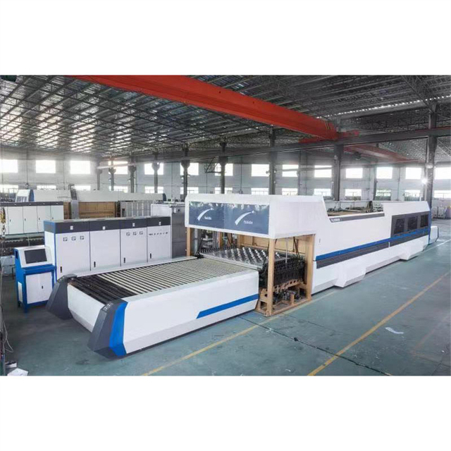 Energy Saving Automatic Glass Tempered Making Machine Flat Bend Type Glass Tempering Laminating Furnace PLC Motor Core