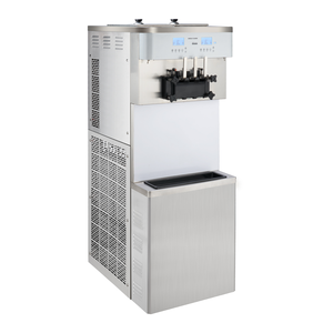 เครื่องทำไอศกรีมเชิงพาณิชย์แบบอัตโนมัติ <span class=keywords><strong>3</strong></span> รสชาติ คุณภาพเยี่ยม แบบ <span class=keywords><strong>3</strong></span> หัวฉีด 2 1 คอมเพรสเซอร์คู่ สำหรับธุรกิจ - Product Image 2