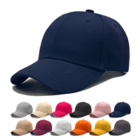 Groothandel op maat gemaakte 100% katoenen baseballcap met 6 panelen, gestructureerde sportpet met geborduurd logo