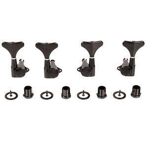 Afinadores de Bajo negro 2 + 2 sellados, clavijas de afinación de llaves, cabezales de máquina, clavijas de sintonización de bajo para guitarra de 4 cuerdas - Product Image 3