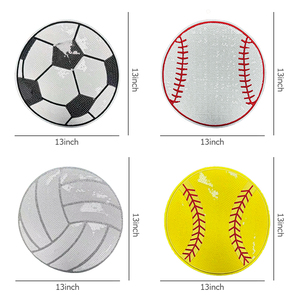 Parche de Chenilla Personalizado para el Día del Partido de la Copa Mundial de Fútbol 2026, Insignia Universitaria para Fanáticos del Fútbol, para Chaqueta o Gorra - Product Image 2
