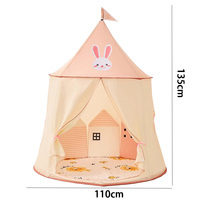 Vente en gros de yourte lapin rose tente pour enfants intérieur et extérieur bébés familles maisons de jeu indépendantes princesse yourtes jouets