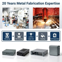 Boîtier en tôle sur mesure, boîtier de commande industriel en aluminium et acier, alimentation électrique, boîtier d'instrument, châssis de PC