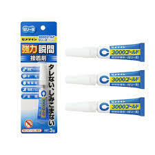 Seiwapro Instant Adhesive Ca-076 <b>Strong</b> Bond For Glass Metal Wood Models Japan Made - Product Image 3