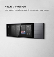 Système d'automatisation de la maison intelligente LifeSmart Nature, panneau de commande intelligent, écran tactile OLED 10,25 pouces, Wi-Fi/Ethernet, Android 5.1, 4 boutons