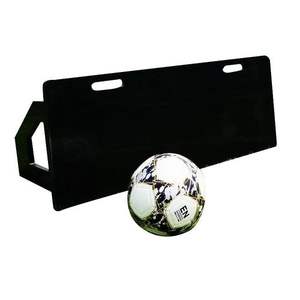 Professioneel, zwaarbelastbaar HDPE voetbal rebounder bord, draagbaar, opvouwbaar, stamping model, team training, coachingsmateriaal - Product Image 1