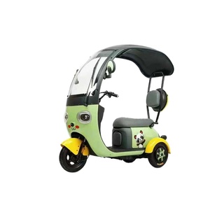 HKBG 2024 Electric <b>Tricycle</b> <b>Bike</b> Family Cargo E Trike 3 Wheel Electric Pedicab for Adults - Product Image 3