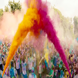 Polvo de Color Holi Biodegradable en Forma de Estrella para Decoraciones de Fiestas al Aire Libre, Uso para Adultos, Celebración de Diwali, Material Plástico - Product Image 1