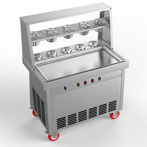 Custom 35cm 45cm 50cm Roll <strong>Ice</strong> <strong>Cream</strong> Tray Fried Yogurt <strong>Ice</strong> Machine Pan Frozen Yogurt Rolls Flat Pan Fried <strong>Ice</strong> <strong>Cream</strong> Machine <strong>Cart</strong> - Product Image 2