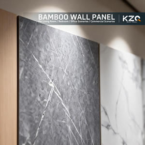 <span class=keywords><strong>Panel</strong></span> de Pared 3D de Bambú y PVC Natural con Diseño de Mármol, Unión sin Costuras, Vetas Personalizadas, Alta Resistencia a Impactos, para Entradas de Villas - Product Image 1