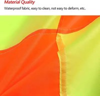 Drapeaux d'arbitre de football, drapeaux de juge de touche avec étui, équipement d'arbitre, signalisation manuelle, polyester, coton, logo et couleur personnalisables