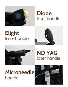 Máquina Láser Multifunción Ipl Yag 808 Diodo 4en1, Microagujas <span class=keywords><strong>de</strong></span> Oro, Láser Pico para <span class=keywords><strong>Eliminación</strong></span> <span class=keywords><strong>de</strong></span> <span class=keywords><strong>Tatuajes</strong></span>, Máquina Láser Diodo 808 4en1 - Product Image 4