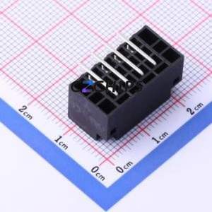 KF2EDGSRMG-3.5-2*4P Plug-in Terminal Block Bent Lead Through Hole,P=3.5mm Board-to-Board / Socket Closed Screw Fixing 2x4P 3.5mm - Product Image 2