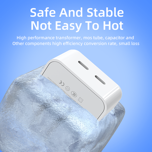 <span class=keywords><strong>Chargeur</strong></span> mural double port 40W PD avec 2 ports USB-C, charge <span class=keywords><strong>rapide</strong></span> 20W, prise US/EU pour téléphones mobiles - Product Image 5