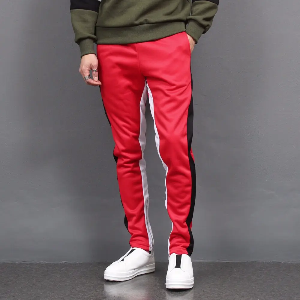 Factory selling directly men's pants, custom cotton polyester pocket jogger cargo pants