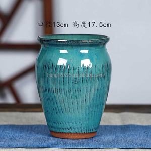 Maceta Grande de Arcilla Morada, Estilo Rústico, para Balcón, Interior, Plantas Verdes, Maceta Pequeña - Product Image 2